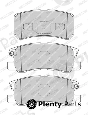 Ferodo FDB1992-D — Brake Pad Set, disc brake PREMIER FRICTION