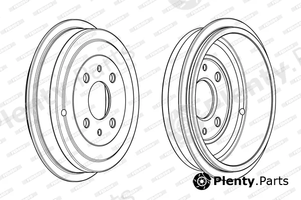 Ferodo FDR329211 — Brake Drum PREMIER