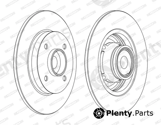 Ferodo DDF1560C-1-D — Brake Disc