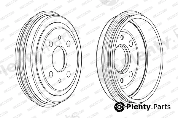 Ferodo FDR329000 — Brake Drum PREMIER