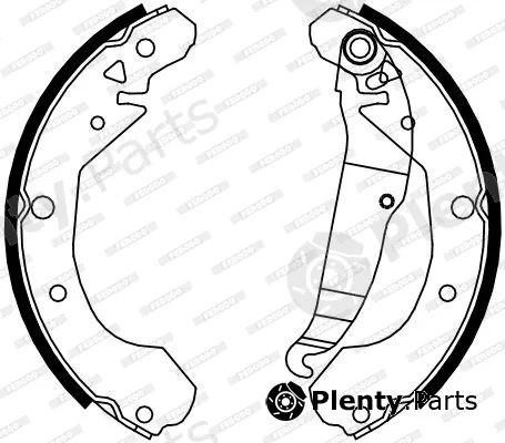 Ferodo FSB4075 — Brake Shoe Set PREMIER