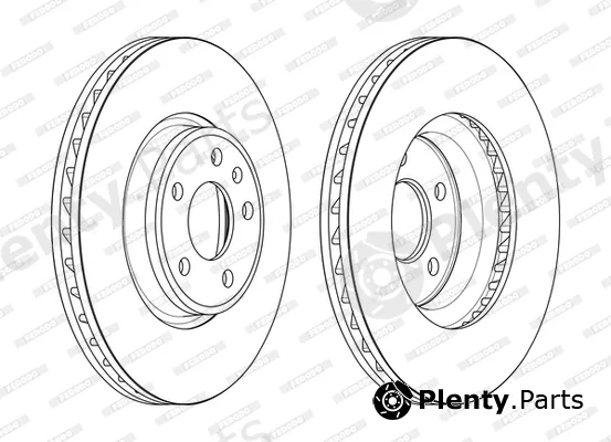 Ferodo DDF2596C-1 — Brake Disc PREMIER