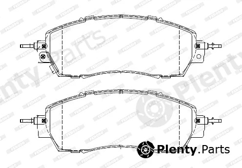 Ferodo FDB4963-D — Brake Pad Set, disc brake PREMIER FRICTION