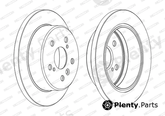Ferodo DDF1598C — Brake Disc PREMIER
