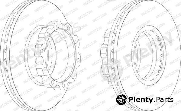Ferodo FCR160A — Brake Disc PREMIER