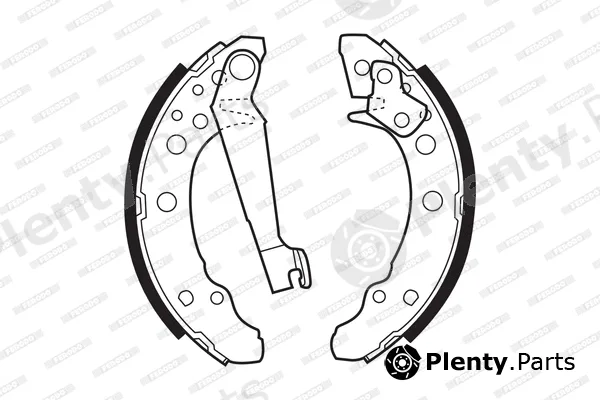 Ferodo FSB191 — Brake Shoe Set PREMIER