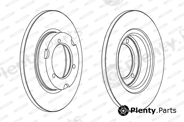 Ferodo DDF024 — Brake Disc PREMIER