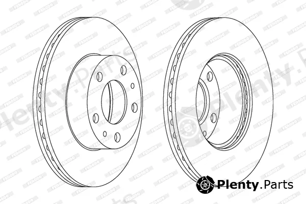 Ferodo DDF767C — Brake Disc PREMIER Coat+ disc