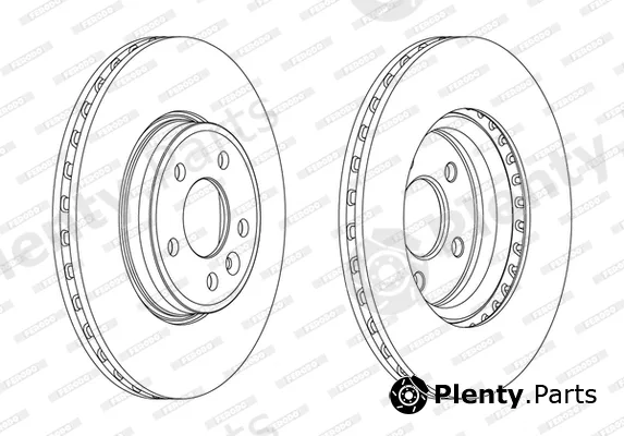 Ferodo DDF1663C-1-D — Brake Disc