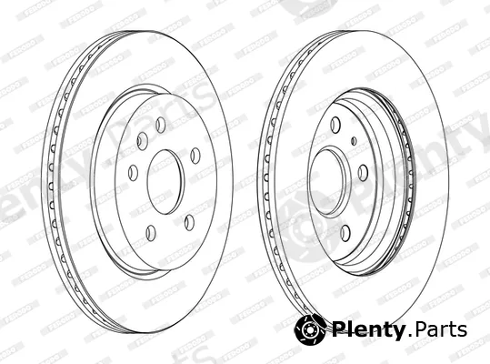 Ferodo DDF1805P-D — Brake Disc