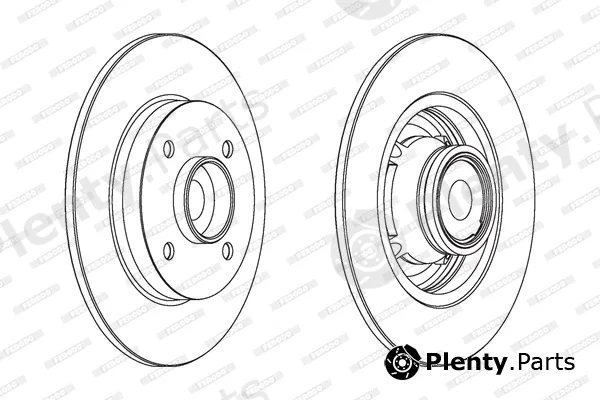 Ferodo DDF1560-1 — Brake Disc PREMIER