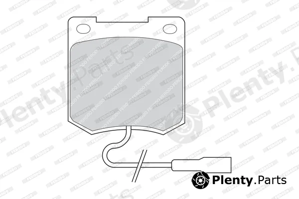 Ferodo FDB820 — Brake Pad Set, disc brake PREMIER