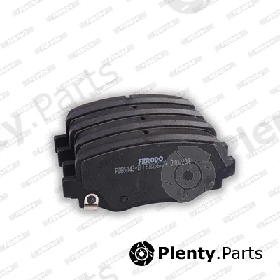 Ferodo FDB5143-D — Brake Pad Set, disc brake PREMIER FRICTION