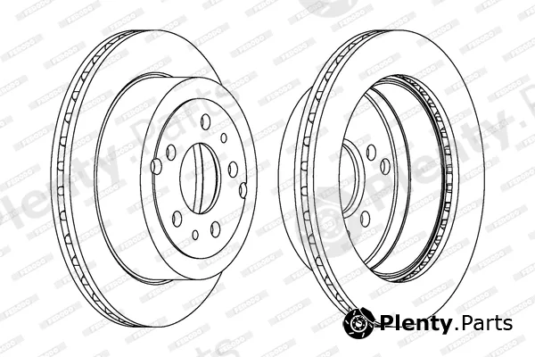 Ferodo DDF581 — Brake Disc PREMIER