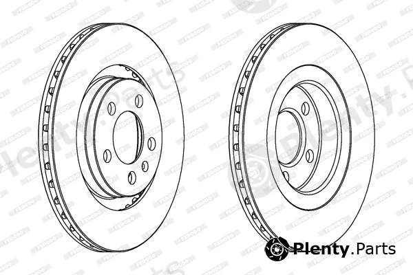 Ferodo DDF928C — Brake Disc PREMIER Coat+ disc