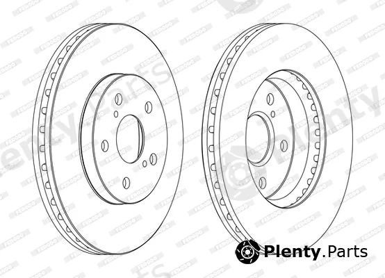 Ferodo DDF1446C — Brake Disc PREMIER