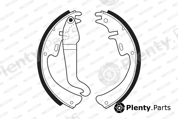 Ferodo FSB3 — Brake Shoe Set PREMIER