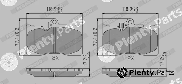 Ferodo FDB4216 — Brake Pad Set, disc brake PREMIER