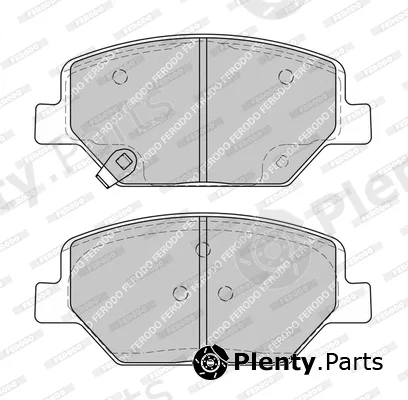 Ferodo FDB4812-D — Brake Pad Set, disc brake PREMIER FRICTION
