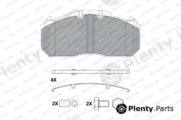 Ferodo FCV1656B — Brake Pad Set, disc brake PREMIER