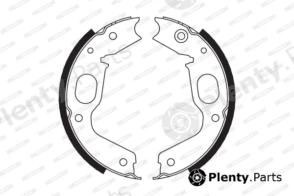 Ferodo FSB663 — Brake Shoe Set, parking brake PREMIER