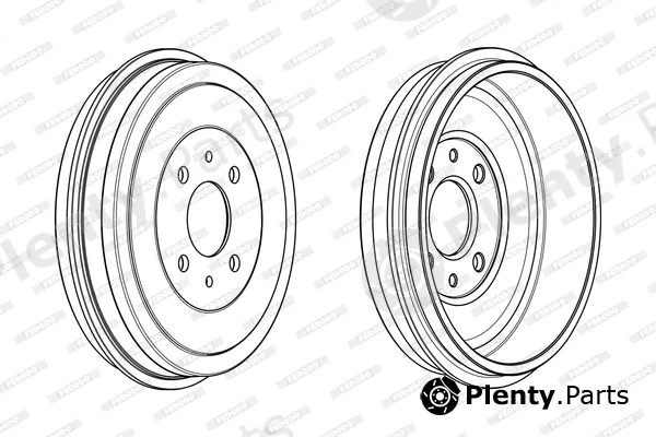 Ferodo FDR329006 — Brake Drum PREMIER