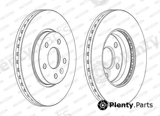 Ferodo DDF1869P-D — Brake Disc