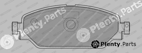 Ferodo FDB4817-D — Brake Pad Set, disc brake PREMIER FRICTION