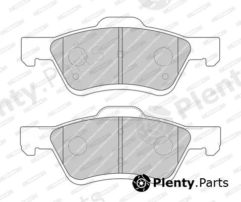 Ferodo FDB4240-D — Brake Pad Set, disc brake PREMIER FRICTION
