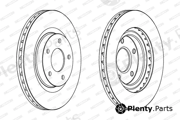 Ferodo DDF1624 — Brake Disc PREMIER