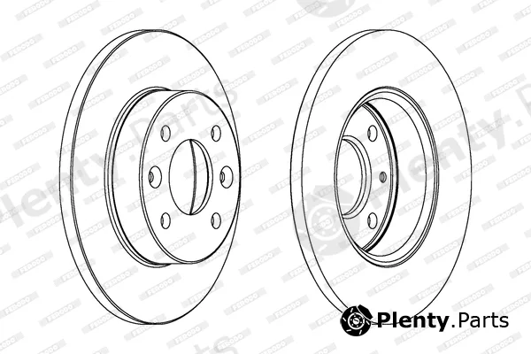 Ferodo DDF108 — Brake Disc PREMIER