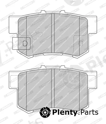 Ferodo FDB4991-D — Brake Pad Set, disc brake PREMIER FRICTION