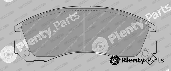 Ferodo FDB765-D — Brake Pad Set, disc brake PREMIER FRICTION