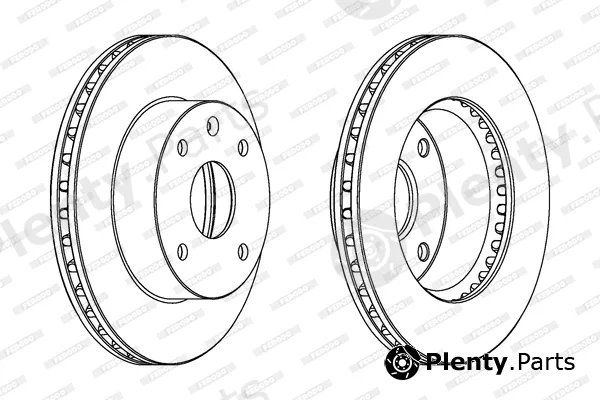 Ferodo DDF1257 — Brake Disc PREMIER