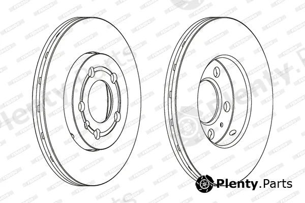 Ferodo DDF927C — Brake Disc PREMIER Coat+ disc