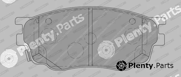 Ferodo FDB1707-D — Brake Pad Set, disc brake PREMIER FRICTION
