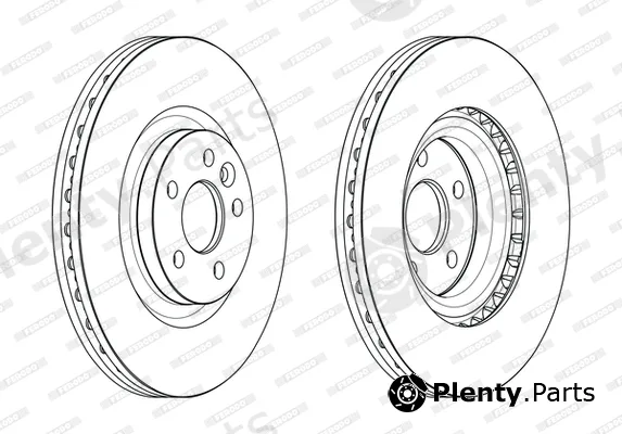 Ferodo DDF2632C-1 — Brake Disc PREMIER