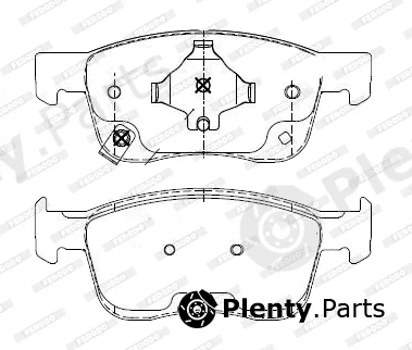 Ferodo FDB4917-D — Brake Pad Set, disc brake PREMIER FRICTION