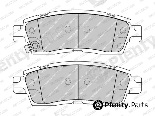 Ferodo FDB4597-D — Brake Pad Set, disc brake PREMIER FRICTION