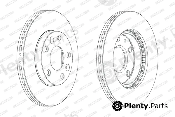 Ferodo DDF2078C — Brake Disc PREMIER