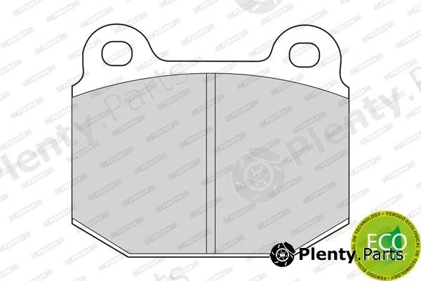 Ferodo FDB116 — Brake Pad Set, disc brake PREMIER ECO FRICTION