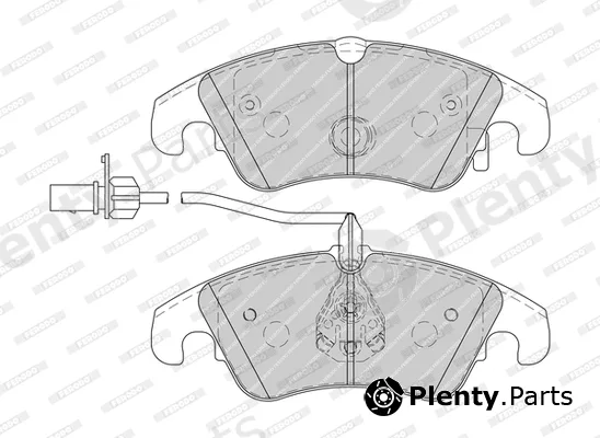 Ferodo FDB4044-D — Brake Pad Set, disc brake PREMIER FRICTION