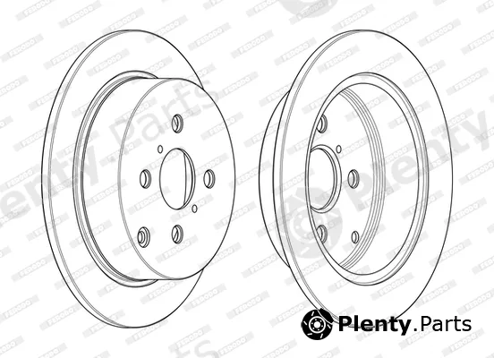 Ferodo DDF1417C-D — Brake Disc