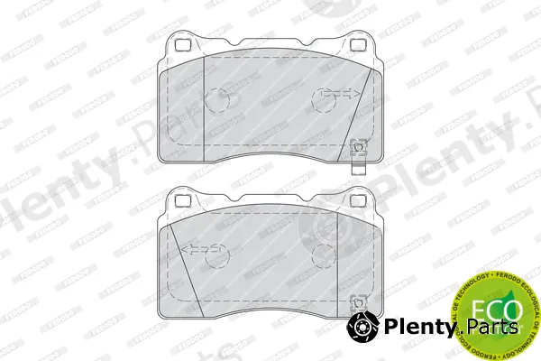 Ferodo FDB1968 — Brake Pad Set, disc brake PREMIER ECO FRICTION