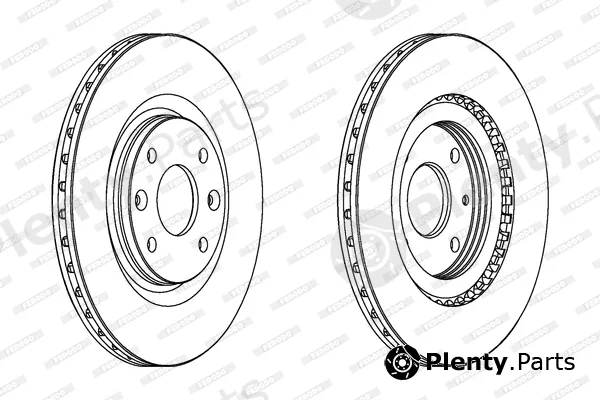 Ferodo DDF251 — Brake Disc PREMIER