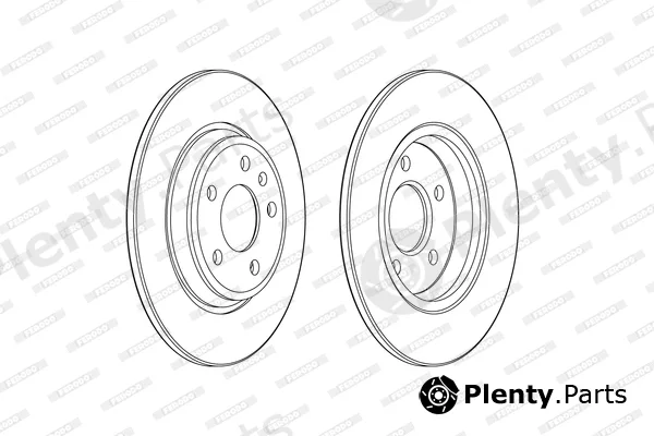 Ferodo DDF2599C — Brake Disc PREMIER
