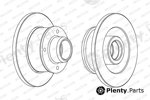 Ferodo DDF137 — Brake Disc PREMIER