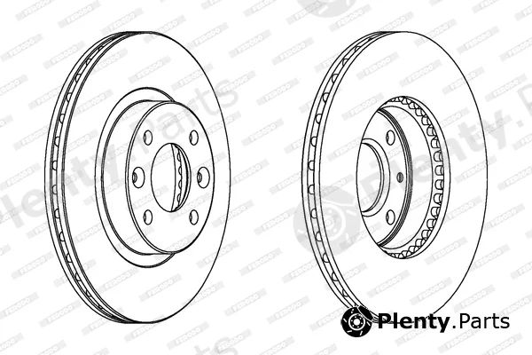 Ferodo DDF159 — Brake Disc PREMIER