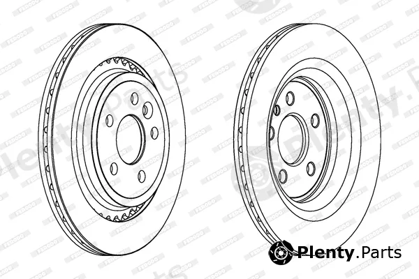 Ferodo DDF1681C — Brake Disc PREMIER