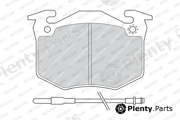 Ferodo FDB402 — Brake Pad Set, disc brake PREMIER